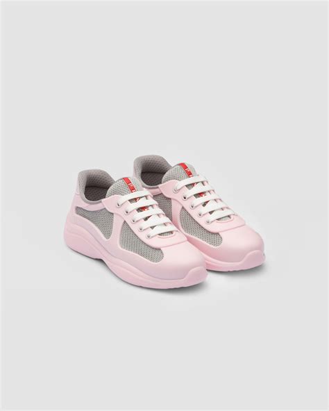 prada pink footwear|prada cup sneakers pink.